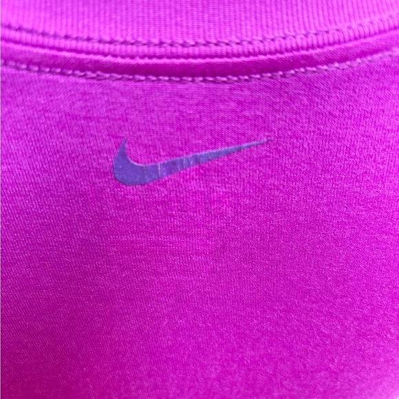 NIKE DRI FIT PINK SWOOSH SLEEVELESS ATHLETIC WORKOUT GYM CASUAL TOP SIZE MED - Picture 8 of 10